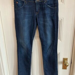 Hudson Collin Skinny Jeans Size 27 MINT Blue Denim